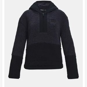 UNDER ARMOUR GIRLS' UA SHERPA ½ ZIP HOODIE/SWEATSHIRT